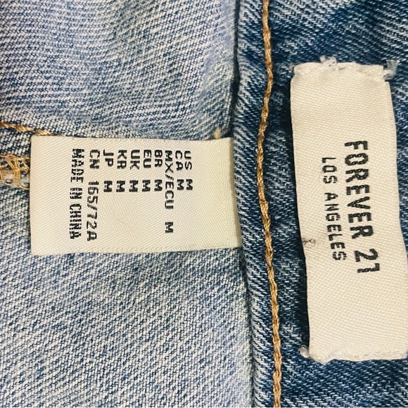 Forever 21 Denim Button-Front Mini Skirt - Picture 6 of 7